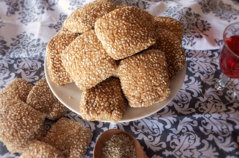 Biscotti con semi di sesamo