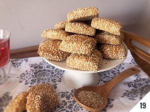 biscotti con semi di sesamo